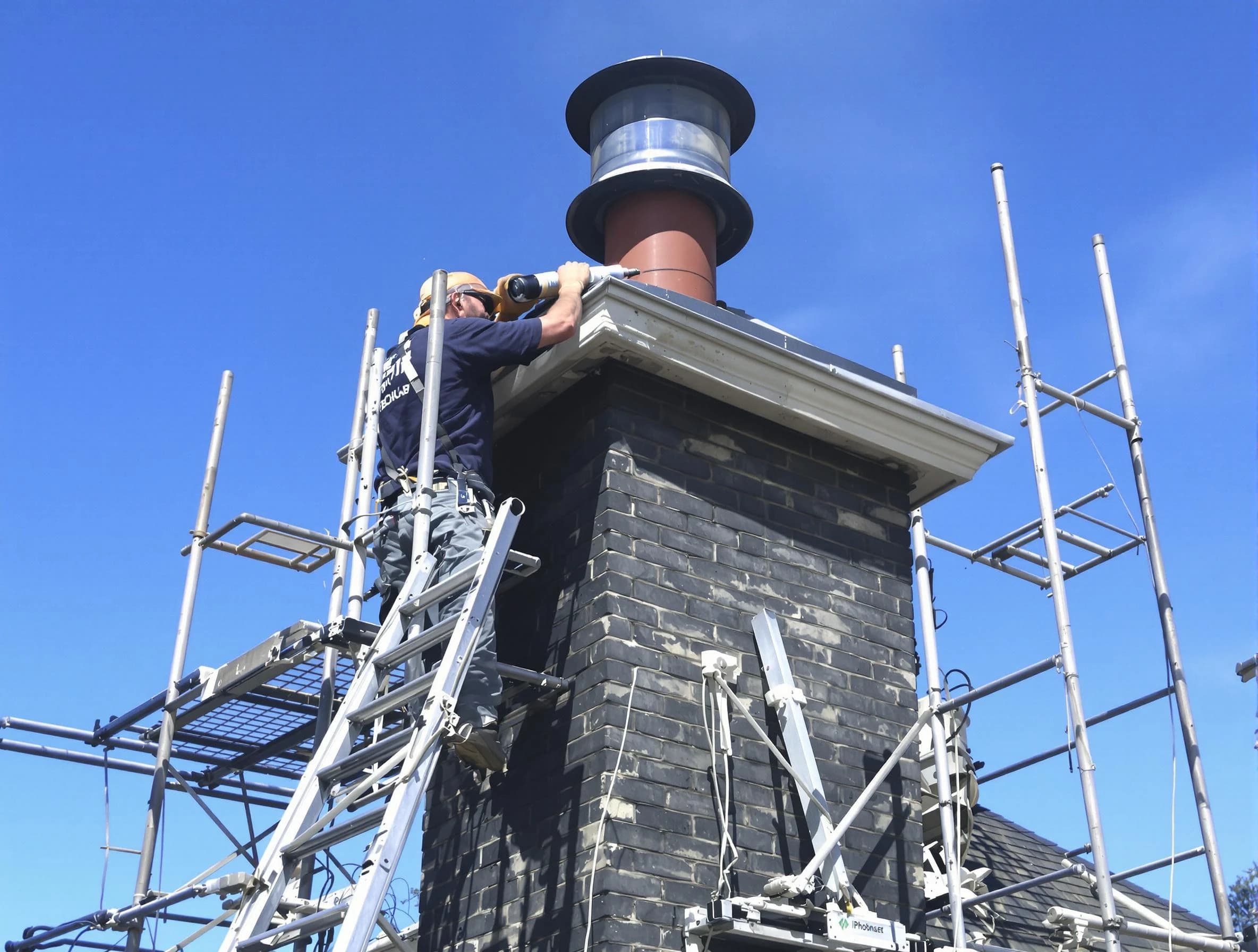Sturdy chimney crown finished by Talladega Chimney Sweep in Talladega, AL