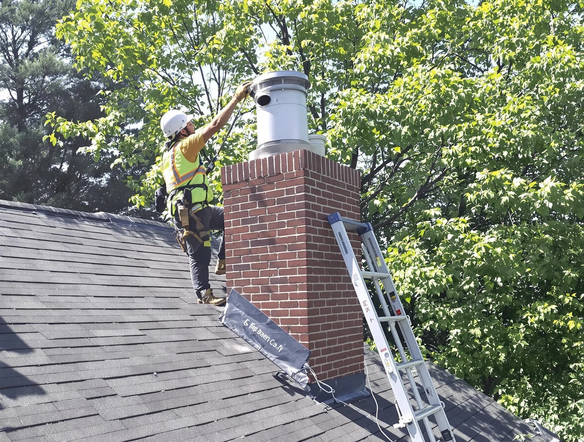 Chimney liner inspection by Talladega Chimney Sweep in Talladega, AL