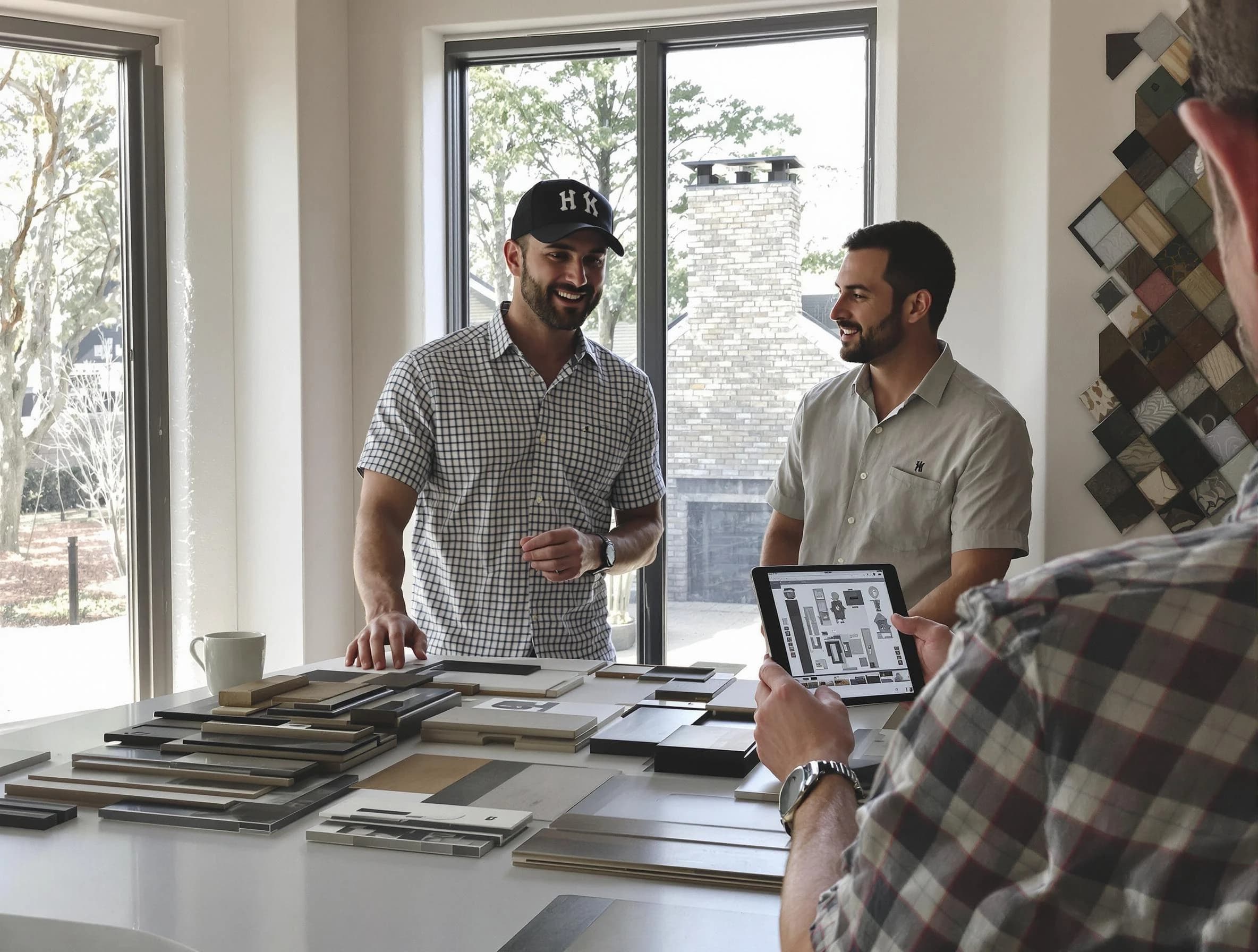Talladega Chimney Sweep remodeling a chimney and fireplace in Talladega, AL