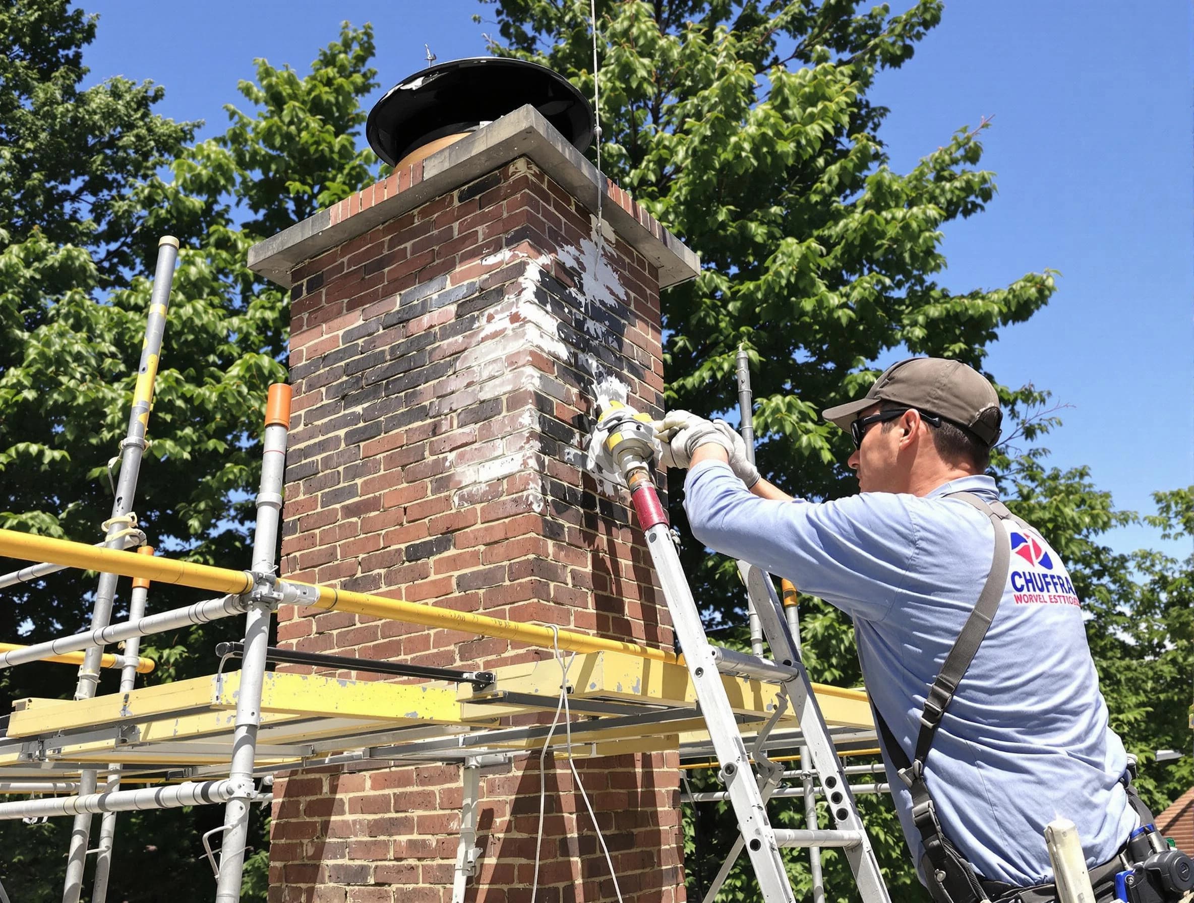 Structural chimney repair by Talladega Chimney Sweep in Talladega, AL