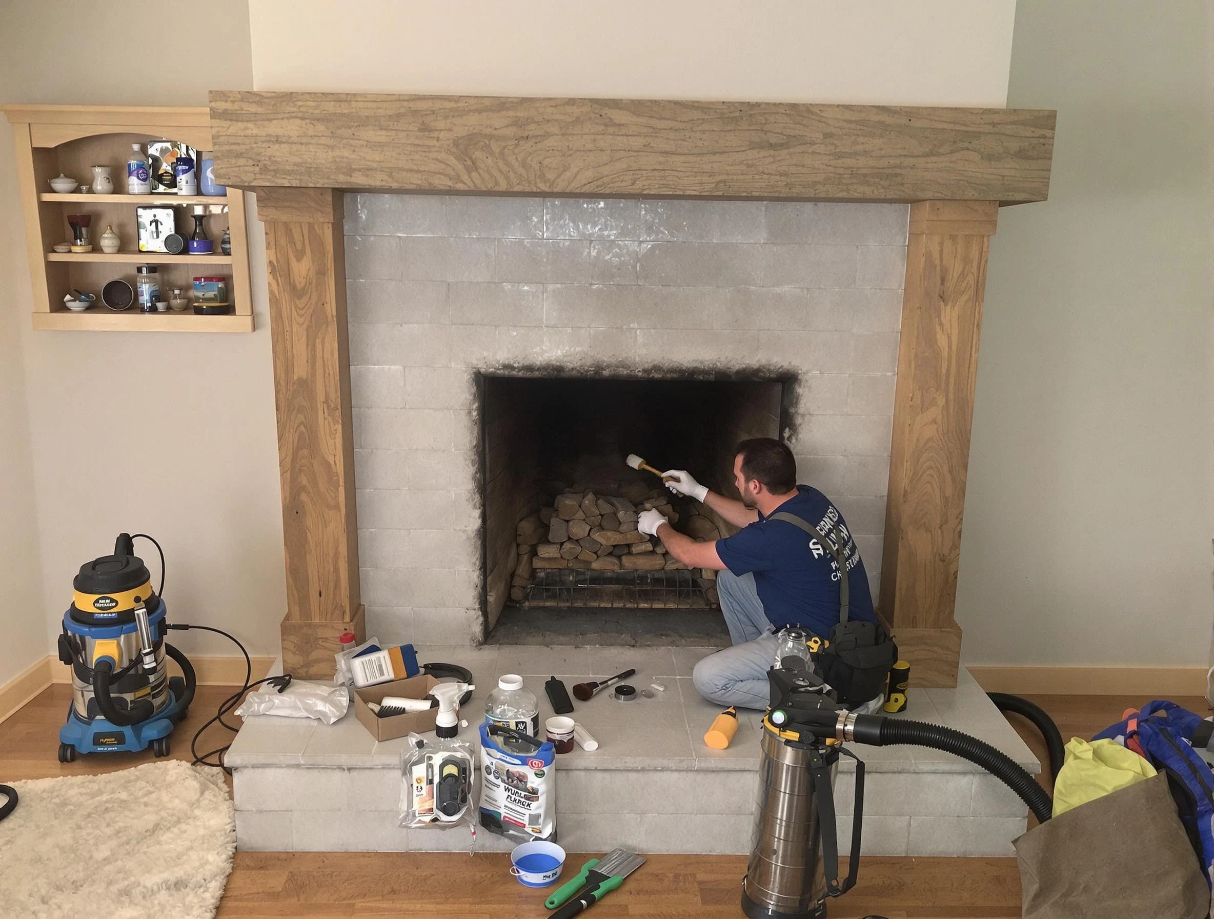 Detailed creosote removal process by Talladega Chimney Sweep in Talladega, AL