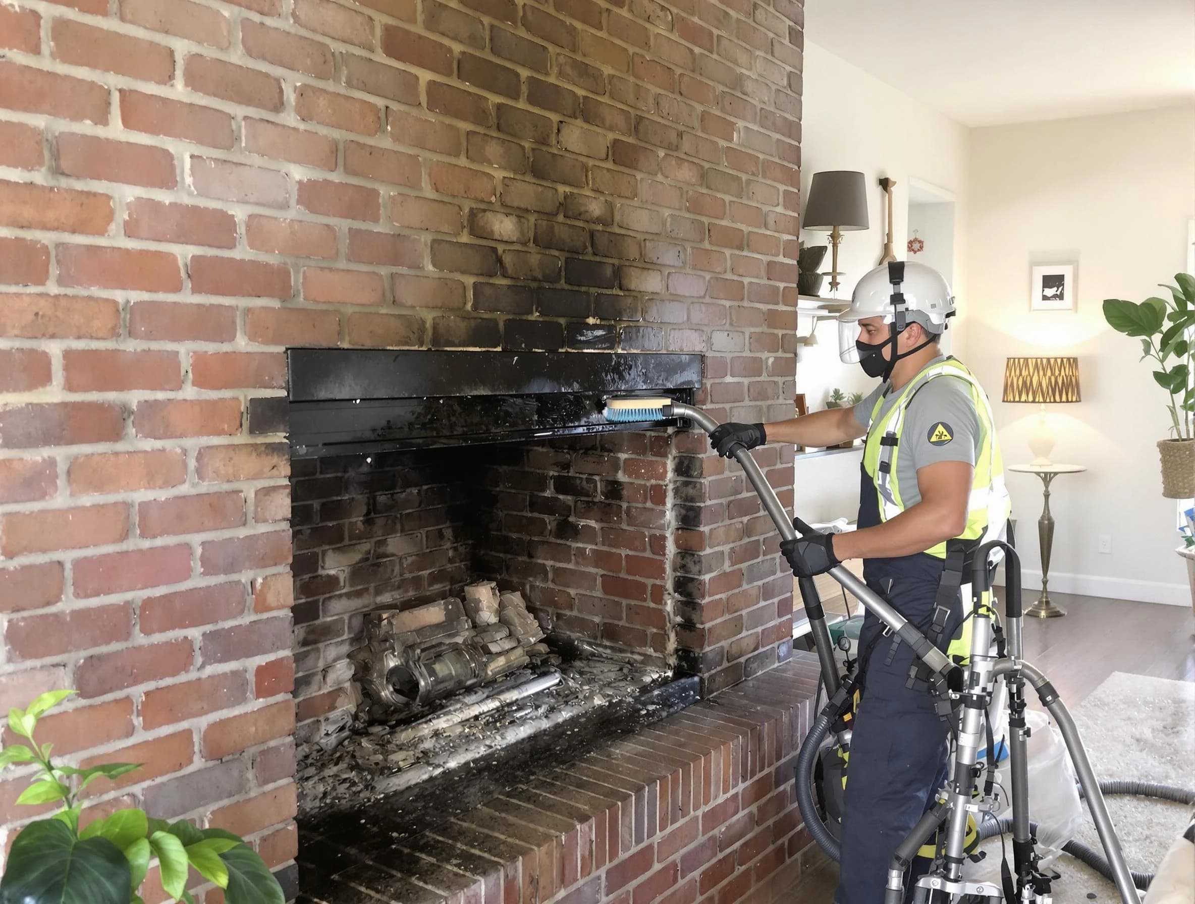 Talladega Chimney Sweep providing fireplace cleaning services in Talladega, AL