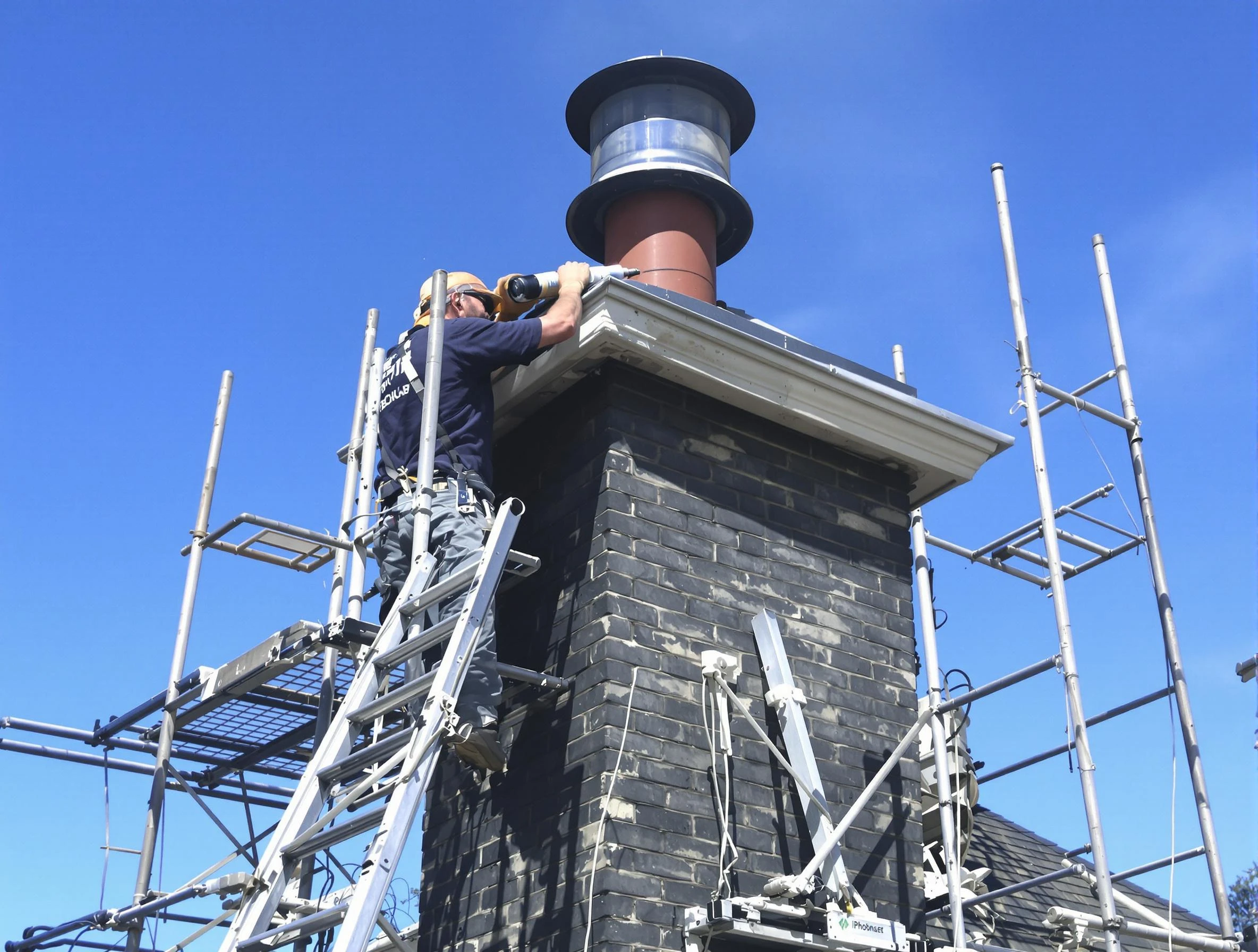 Sturdy chimney crown finished by Talladega Chimney Sweep in Talladega, AL