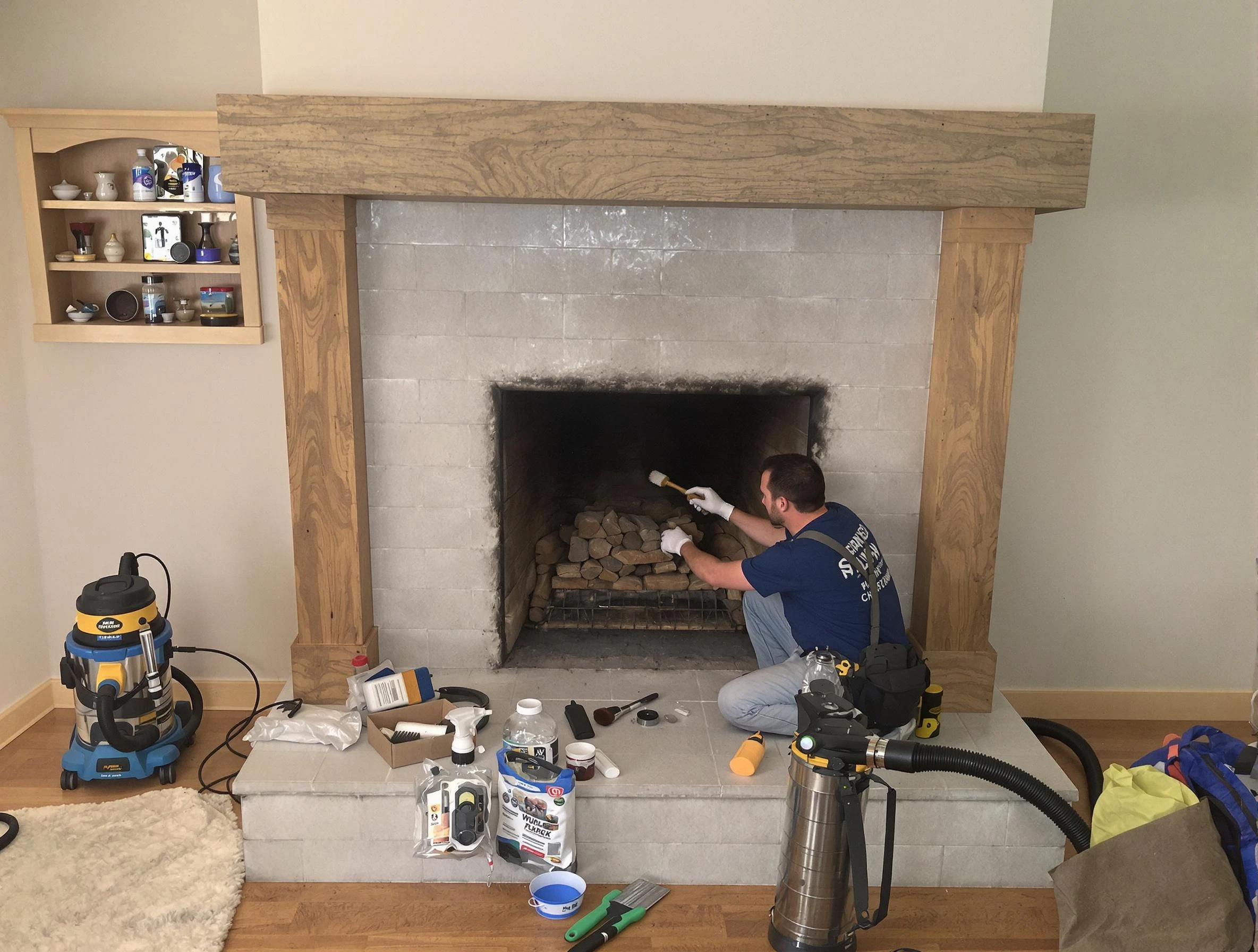 Detailed creosote removal process by Talladega Chimney Sweep in Talladega, AL